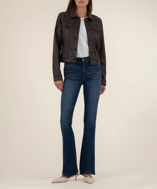 Julia Coated Crop Jacket