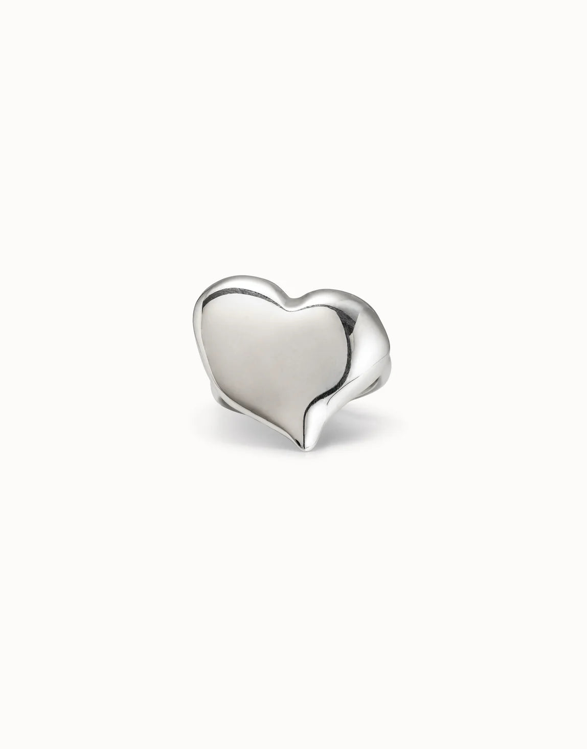 Uno Heart Ring - Silver