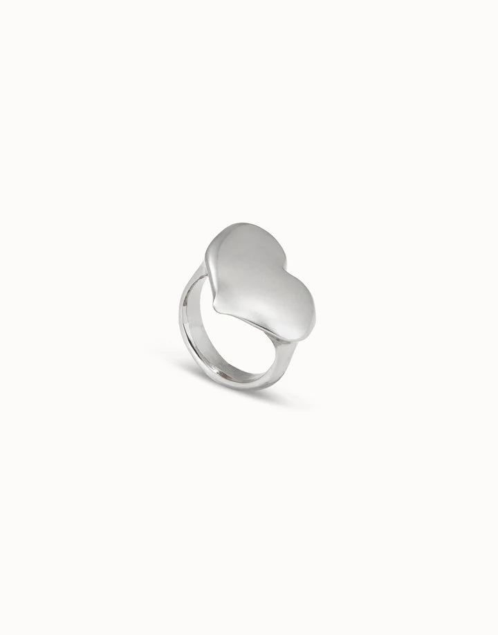Uno Heart Ring - Silver