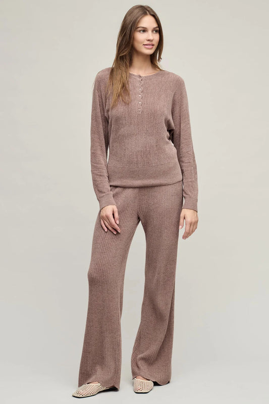 CozyChic Ultra Lite Scallop Dolman Henley
