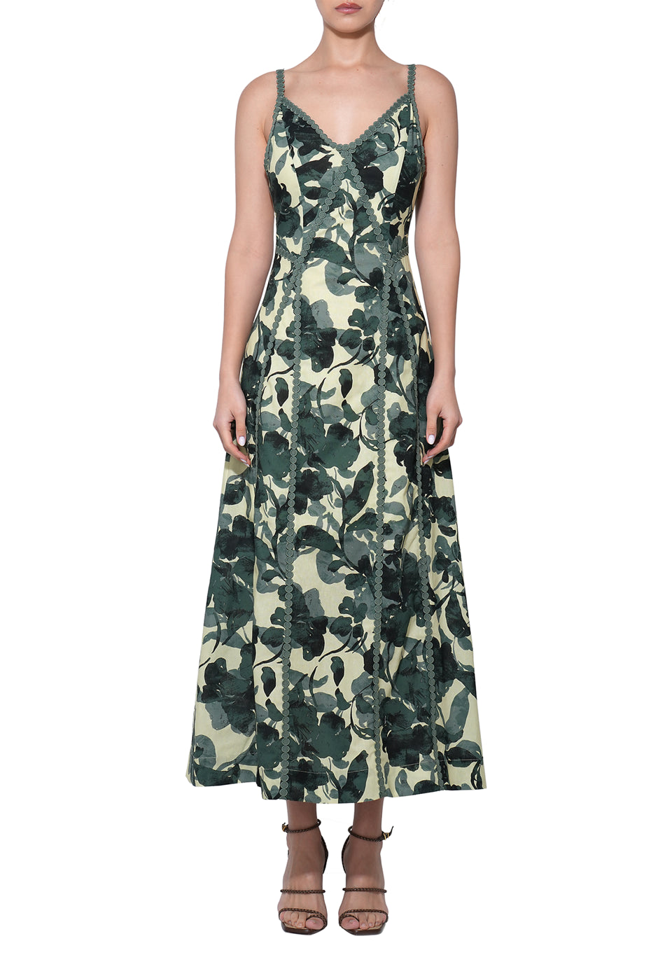 Madison Contrast Slip Maxi Dress