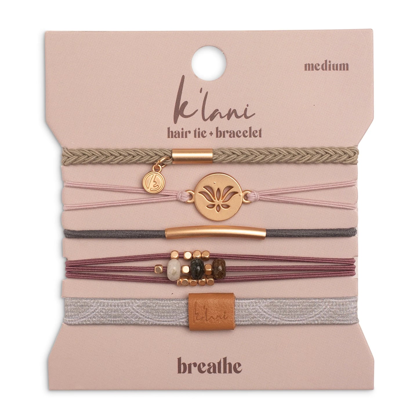 Hair Tie Bracelet - Breathe