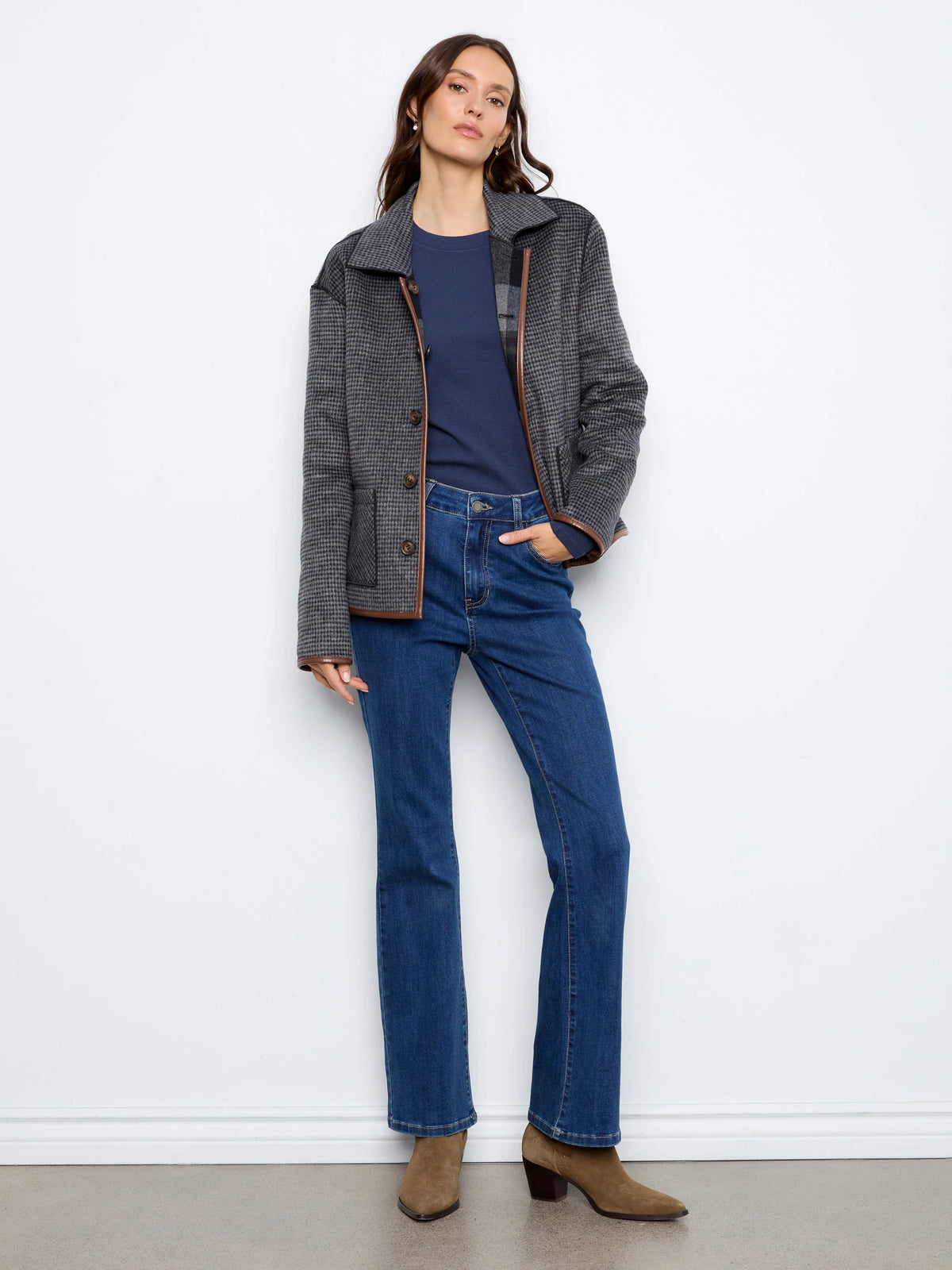Reversible Plaid Jacket
