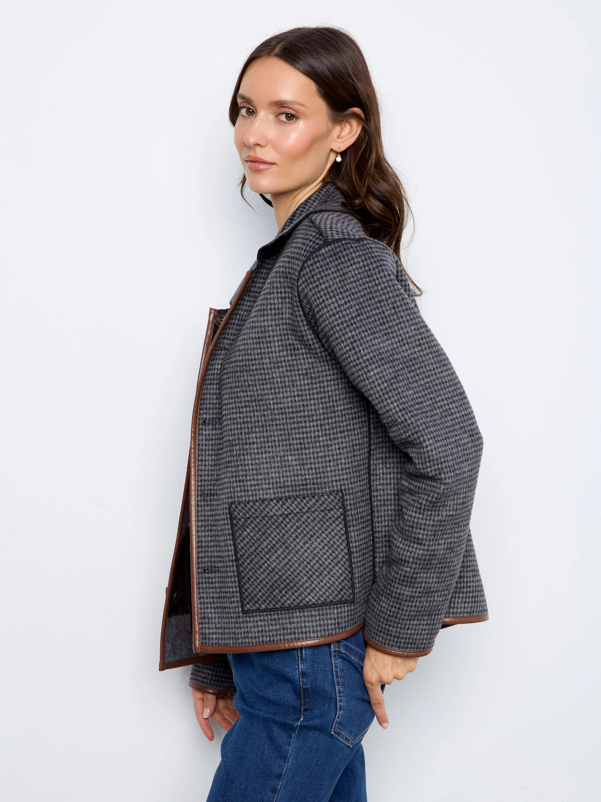 Reversible Plaid Jacket