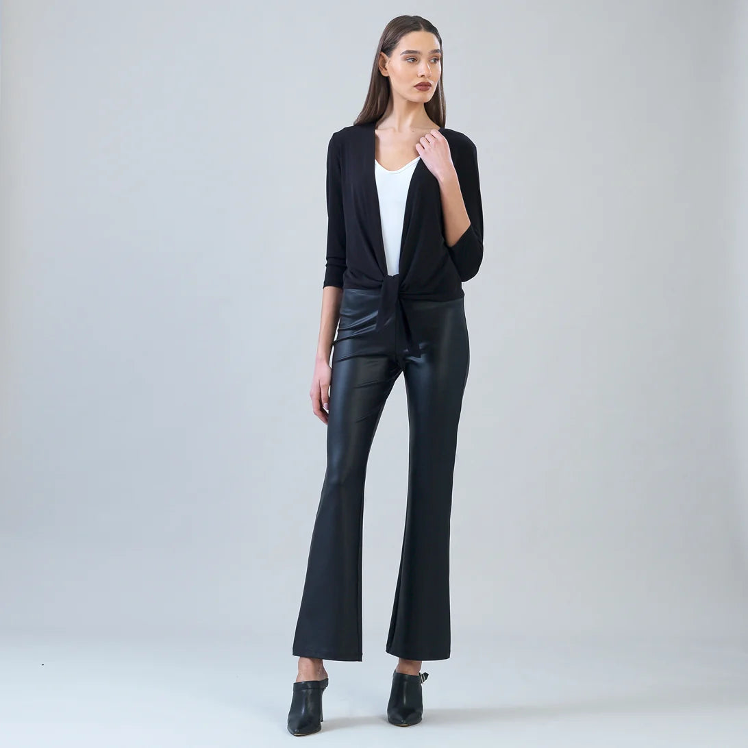Liquid Leather Bootcut Pant