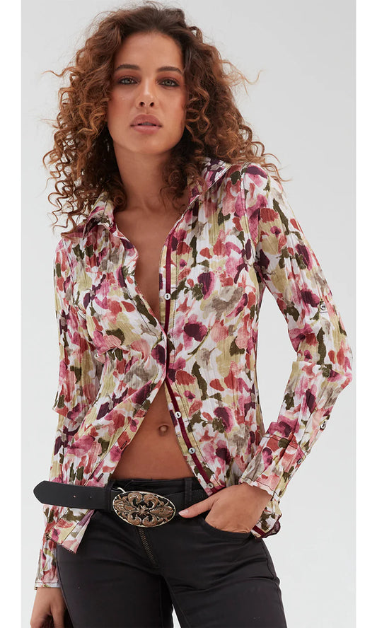 Crinkle Blouse - Camden Floral