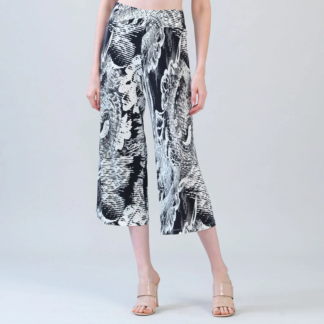 Signature Modern Gaucho Pant - Abstract Etch
