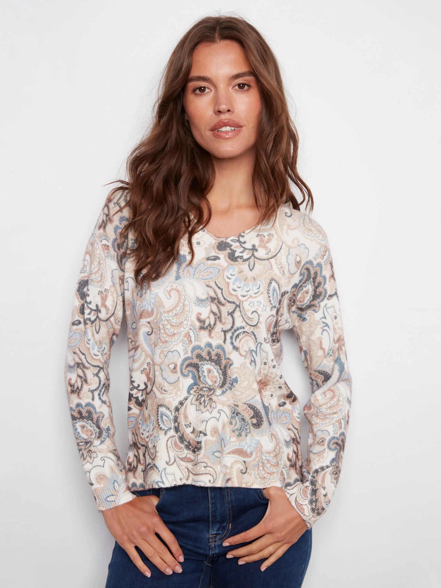 Plushy V-Neck Sweater