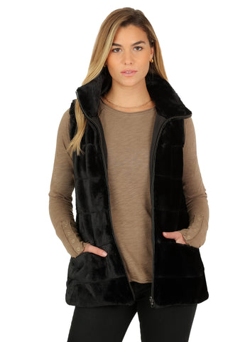 Fur Love Long Reversible Vest