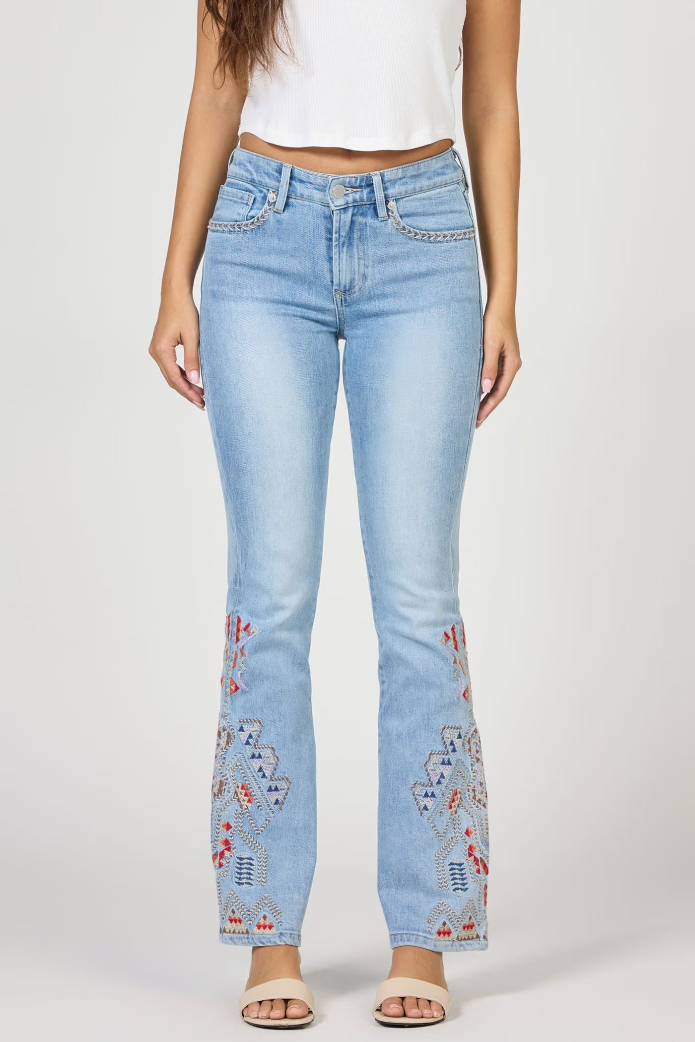 Jaxtyn Mid Rise Bootcut Jean