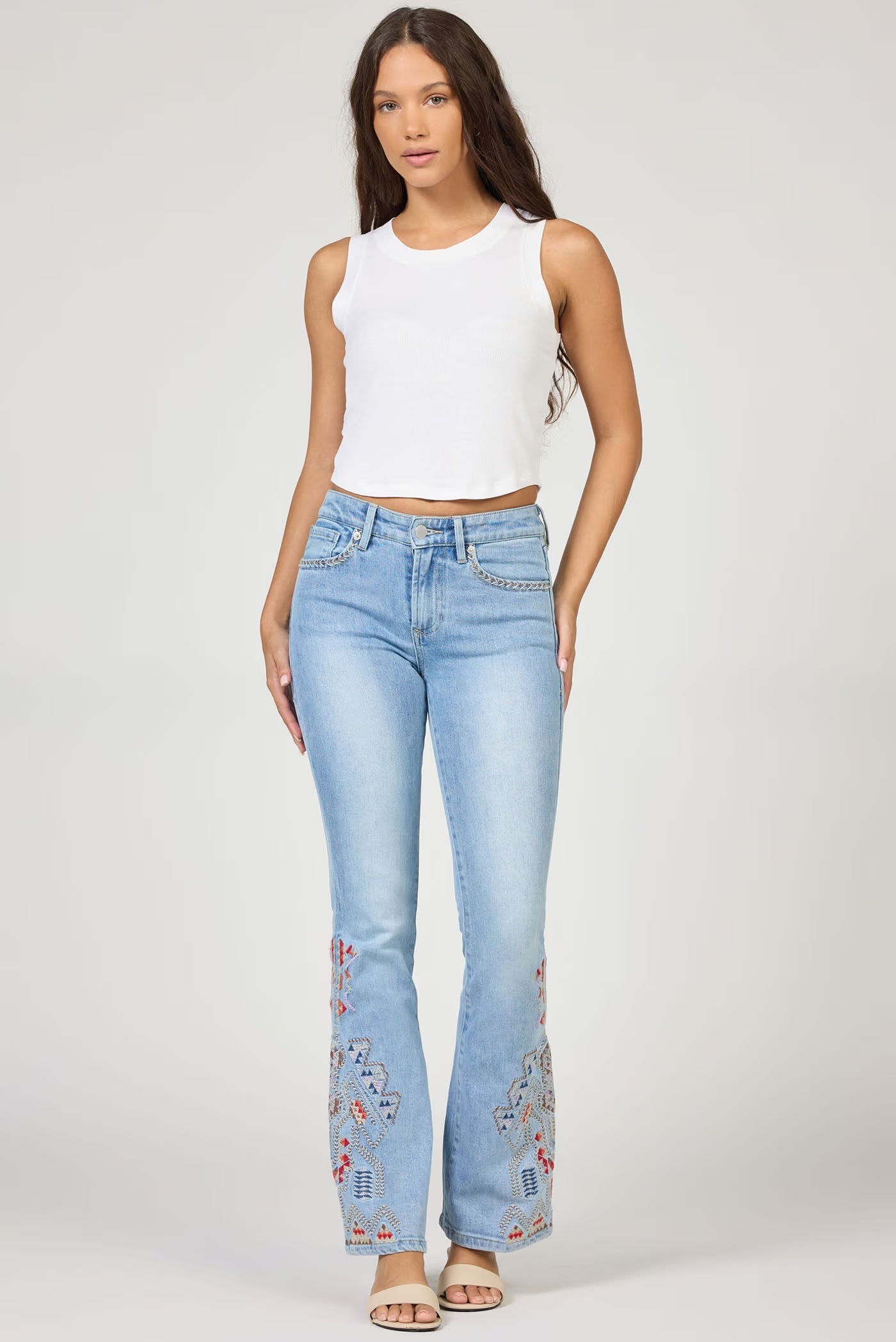Jaxtyn Mid Rise Bootcut Jean