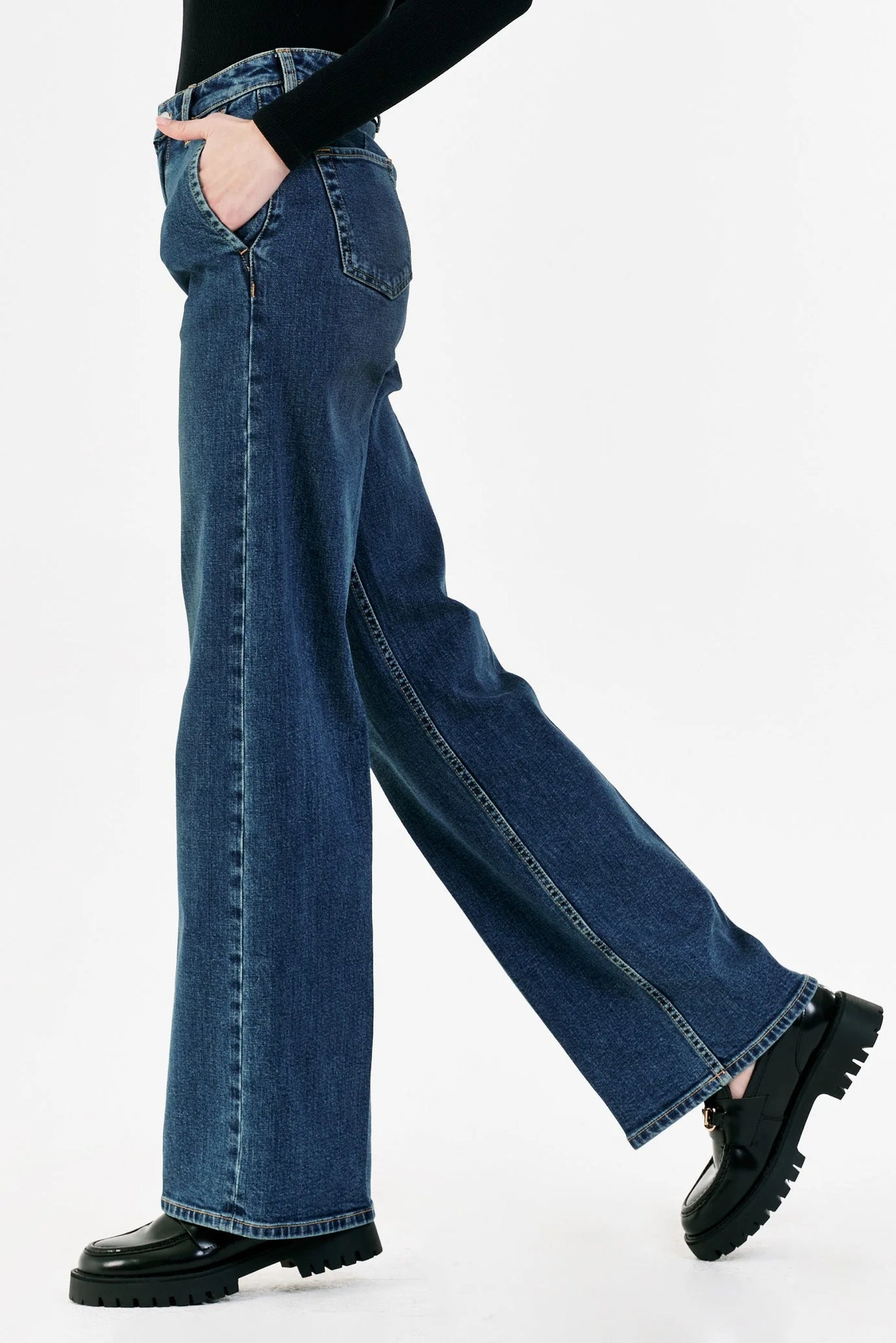 Catherine Super Hi Rise Wide Leg Jeans