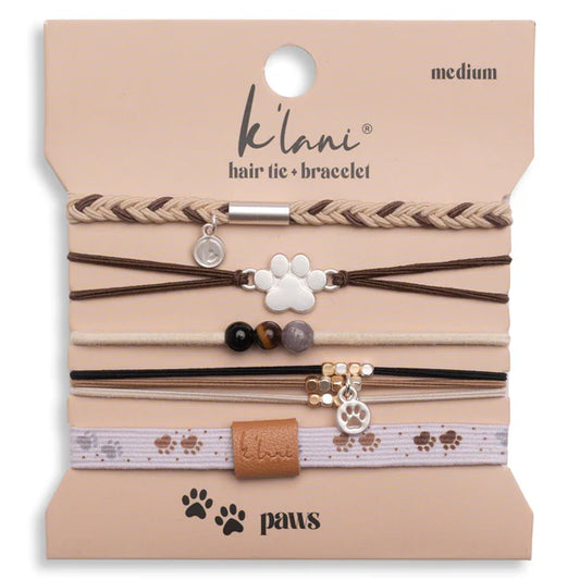 Hair Tie Bracelet - Paws