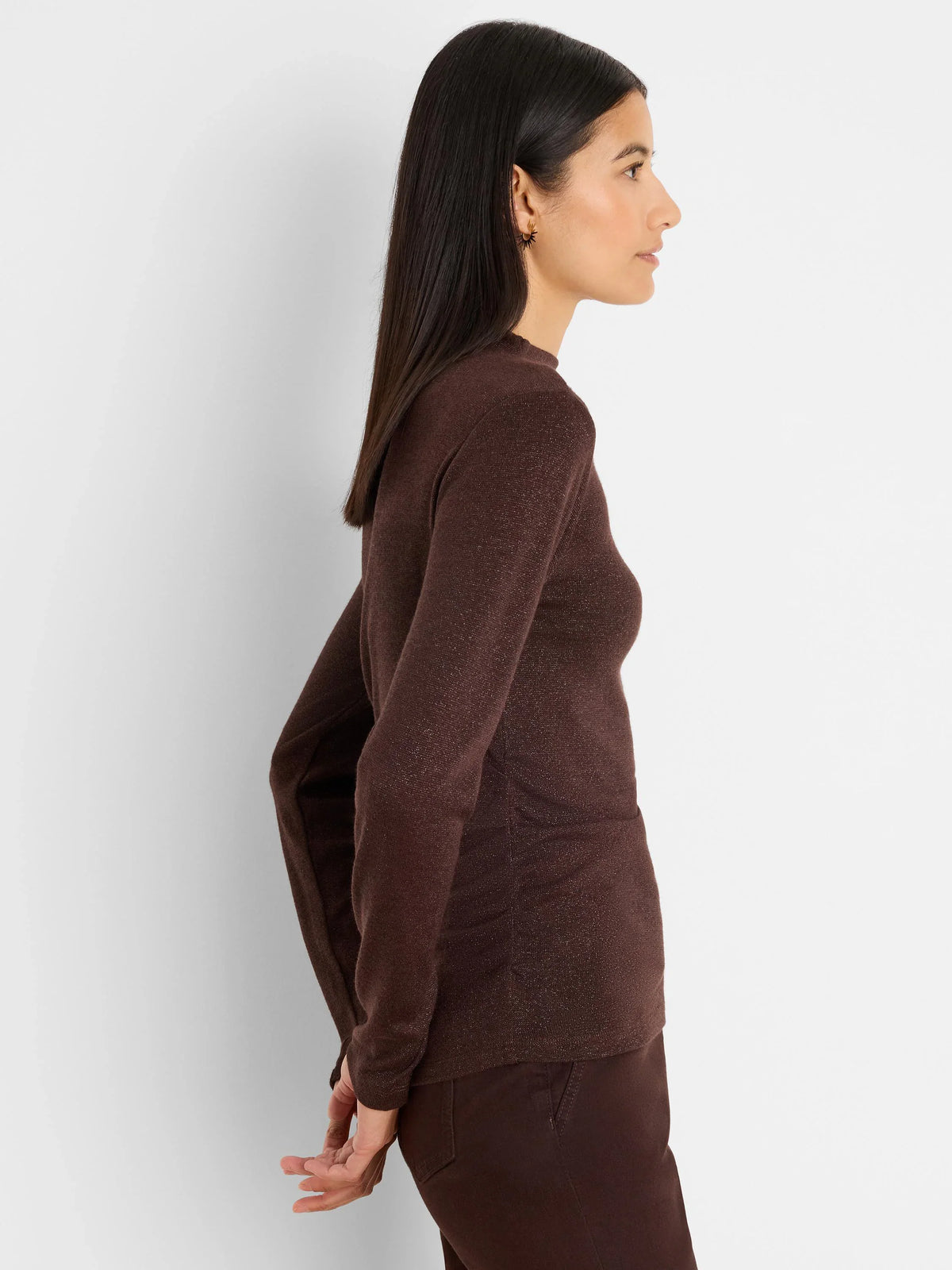 Everyday Sparkle Ruched Top
