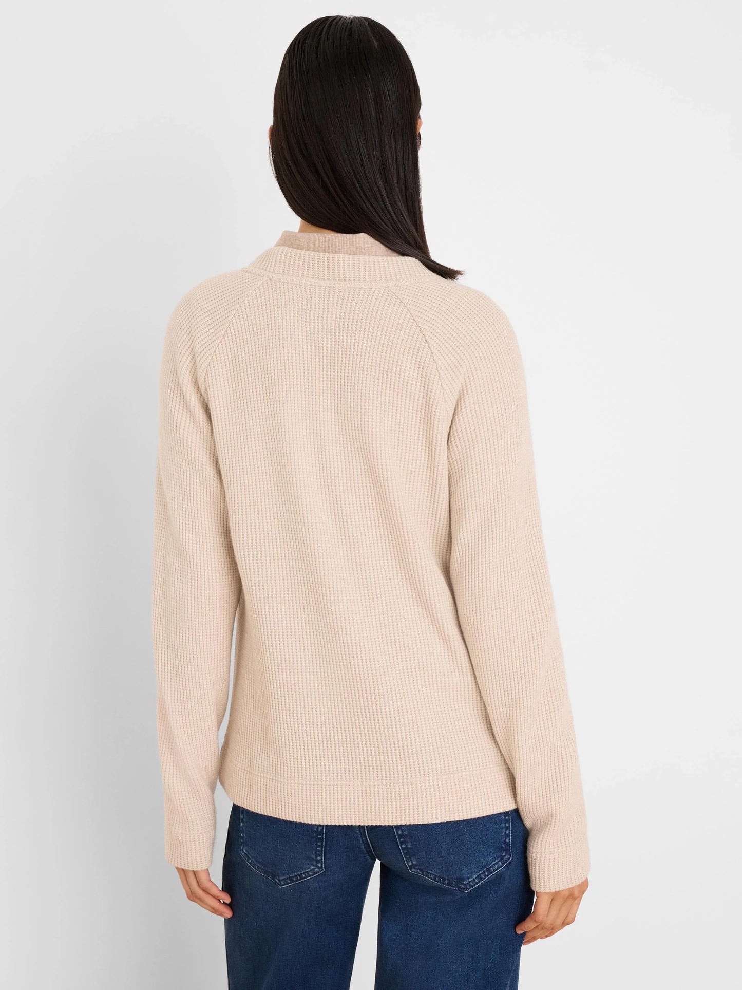 Side Button Waffle Top