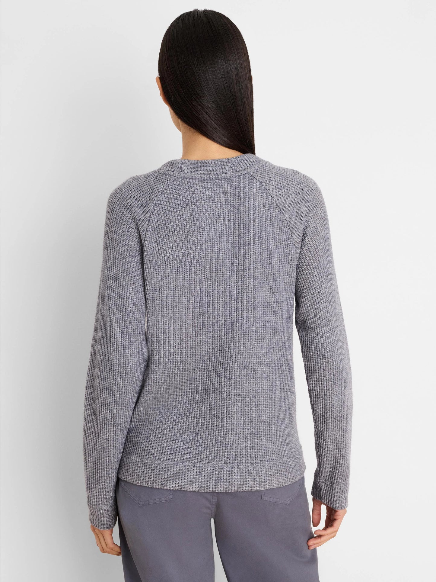 Side Button Waffle Top