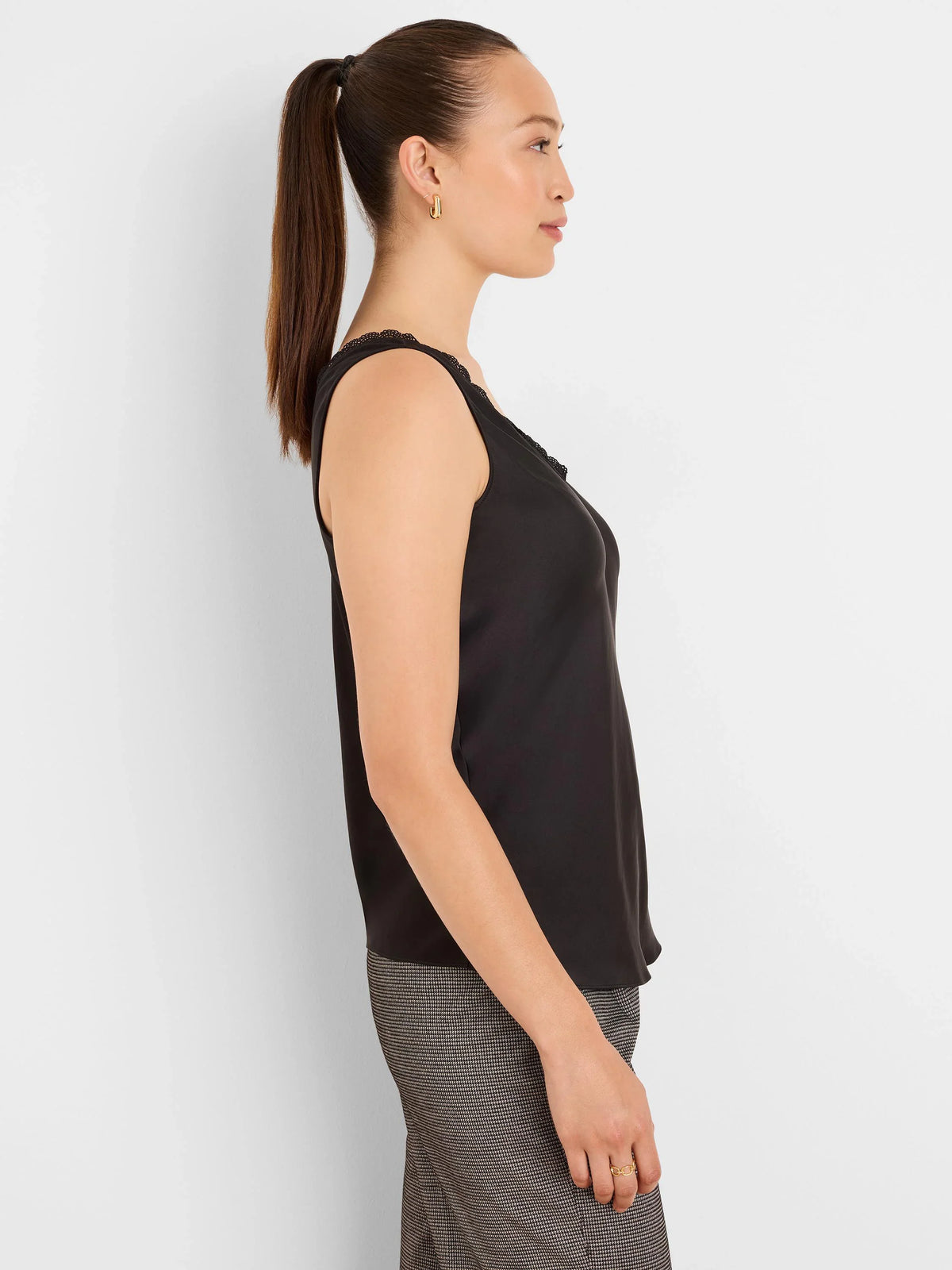 Lace Trim Day Gloss Tank