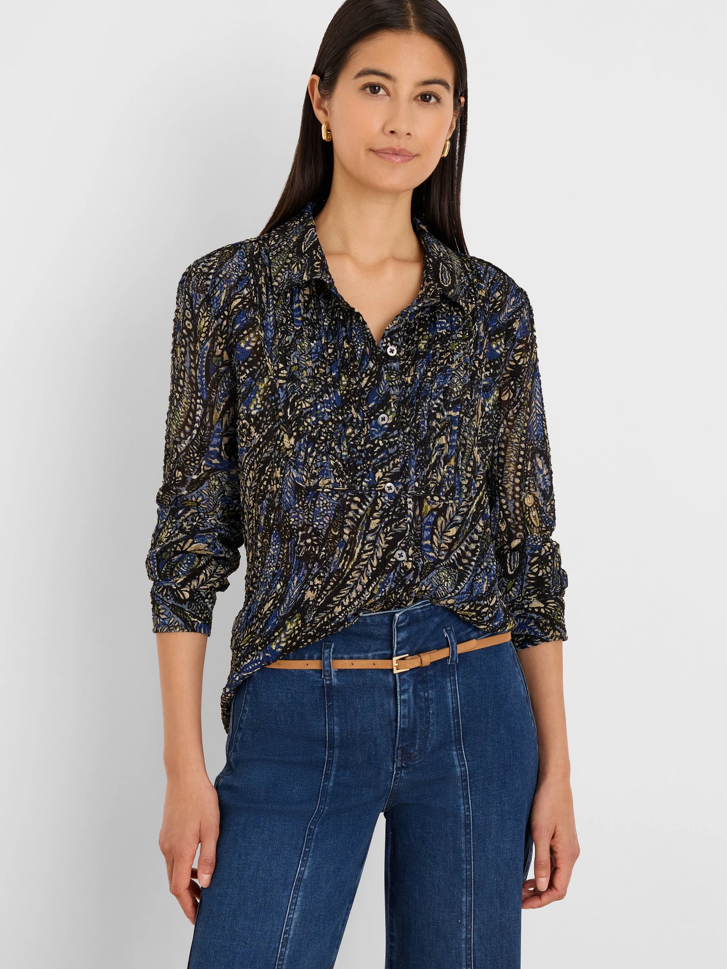 Portobello Paisley Chiffon Blouse
