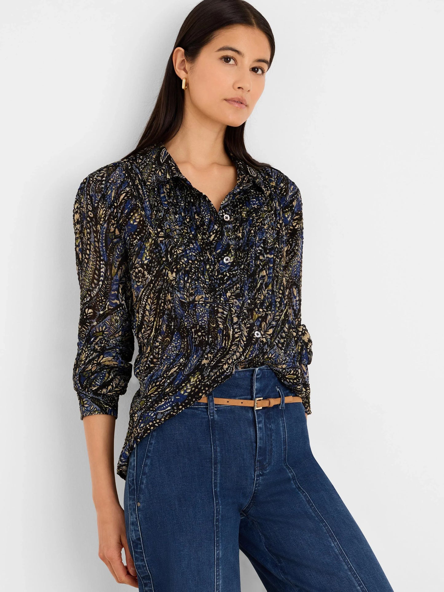 Portobello Paisley Chiffon Blouse