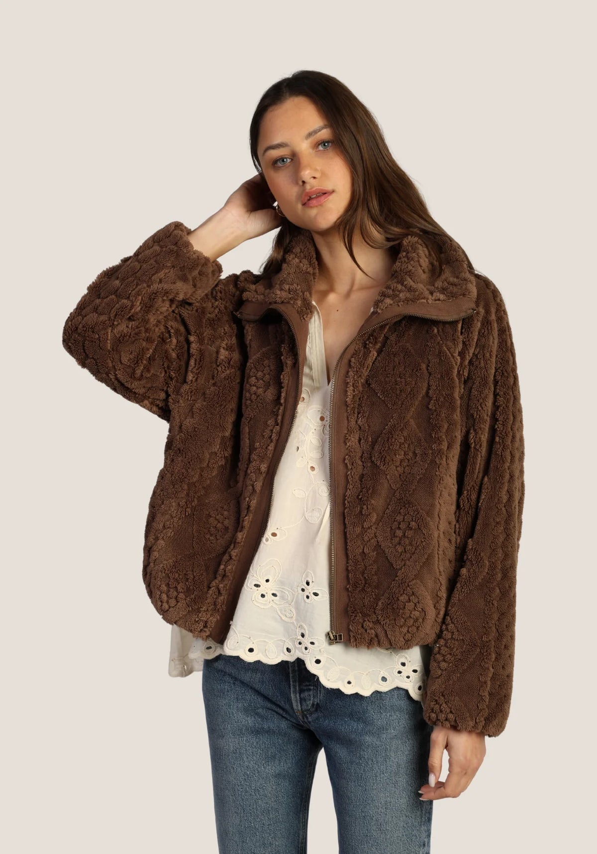 So Cozy Cable Jacket