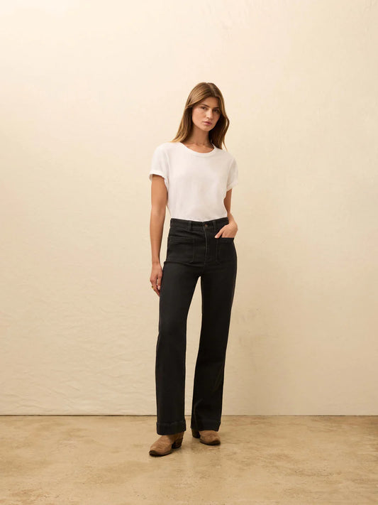 Stretch Terry Patch Pocket Ankle Pant