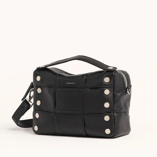 Evan Crossbody Medium Black Weave