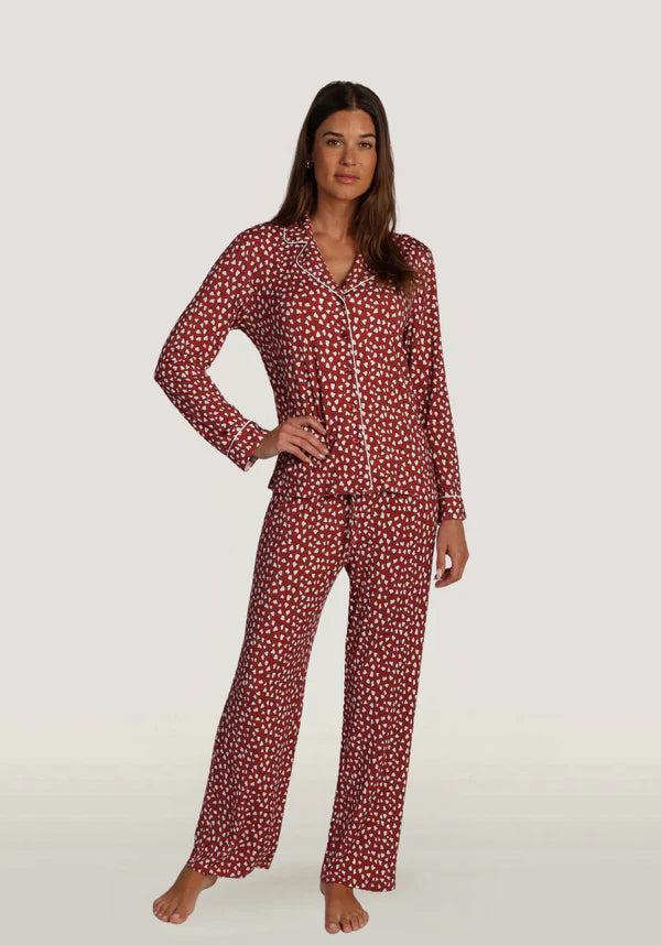 Hearts PJ Set