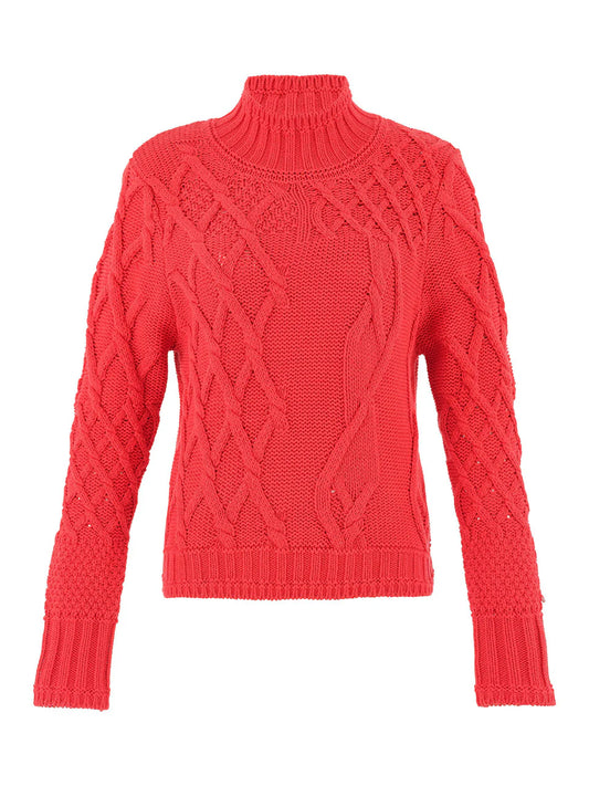 Knit Cable Pullover Sweater