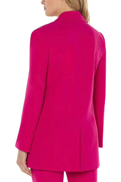 Button Front Boyfriend Blazer