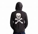 CozyChic Unisex Skull & Bones Zip Up