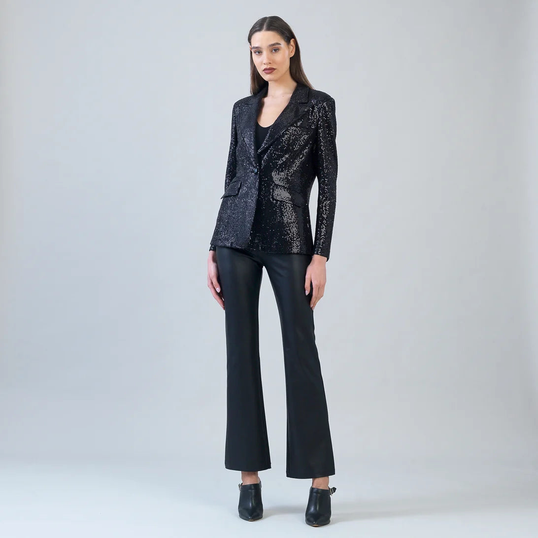 Sequin Knit Signature Blazer