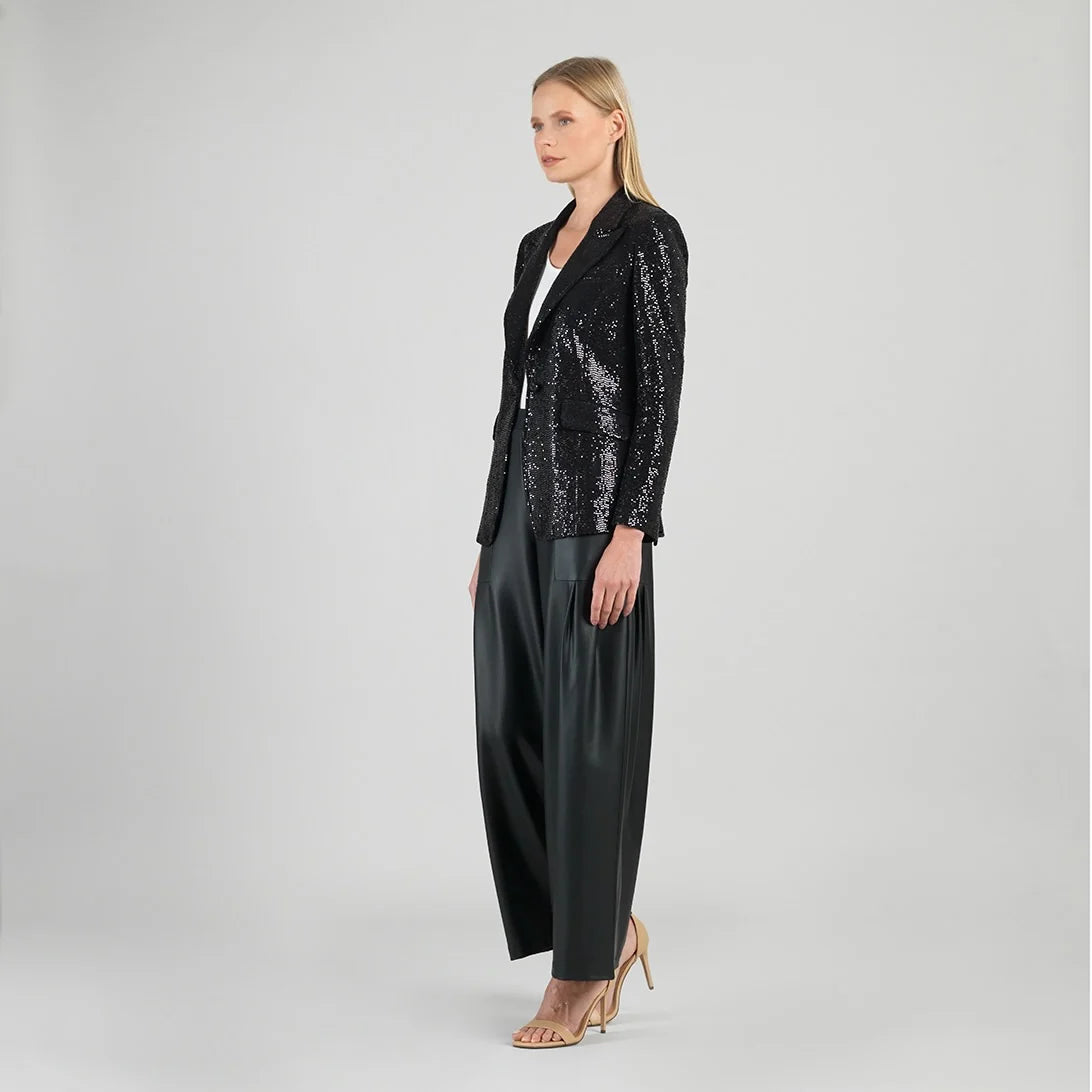 Sequin Knit Signature Blazer