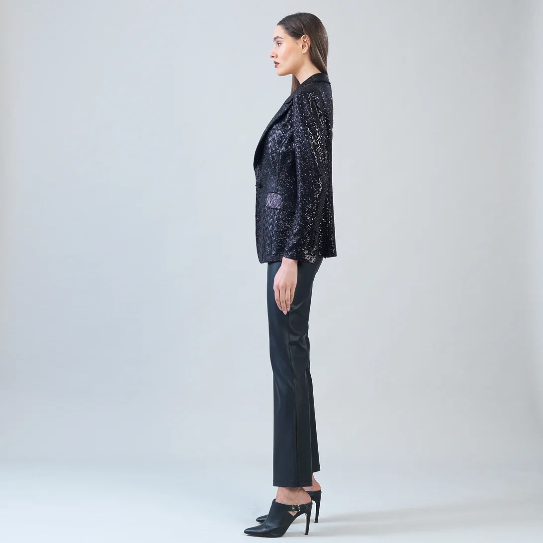 Sequin Knit Signature Blazer