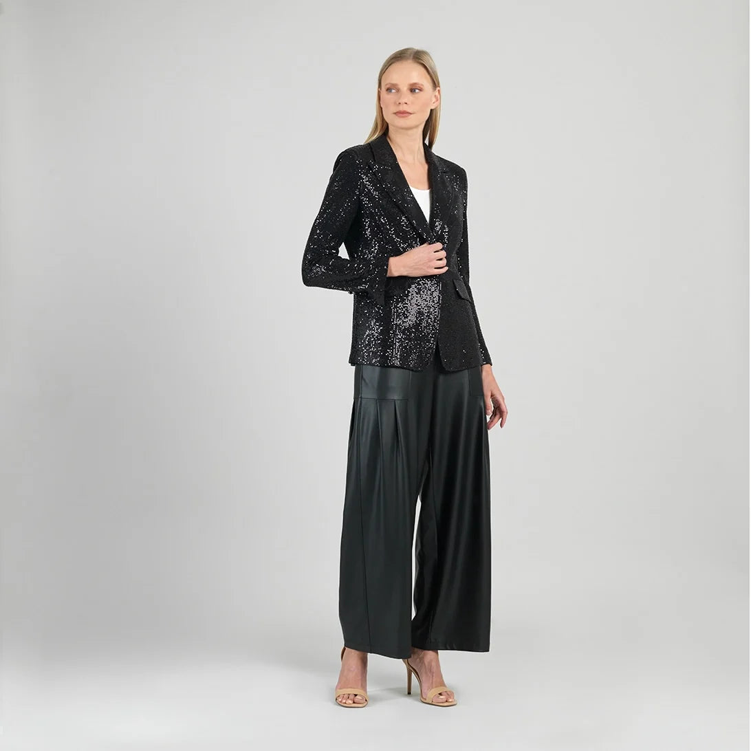 Sequin Knit Signature Blazer