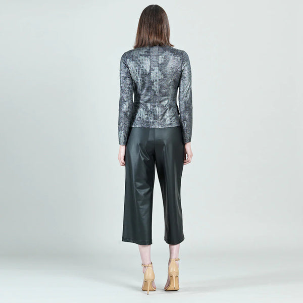 Liquid Leather Shimmer Biker Jacket