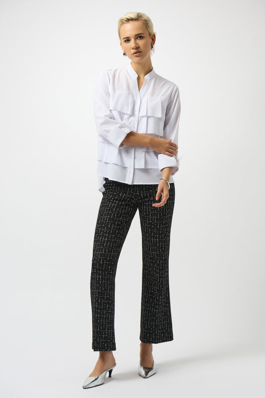Jacquard Checkered  Pants