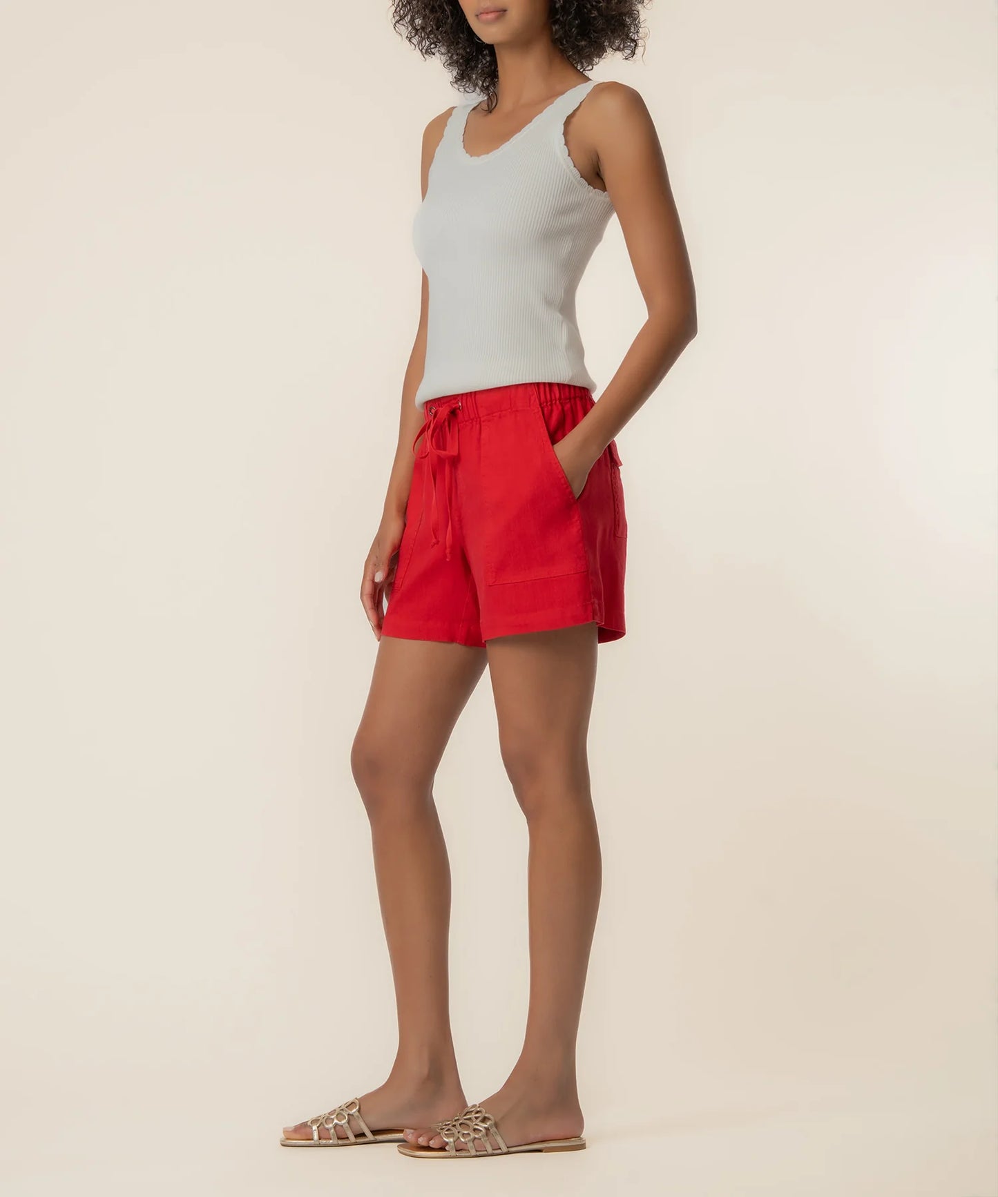 Katana Linen Drawstring Short
