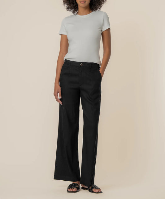 Meg Hi Rise Wide Leg Linen Pants