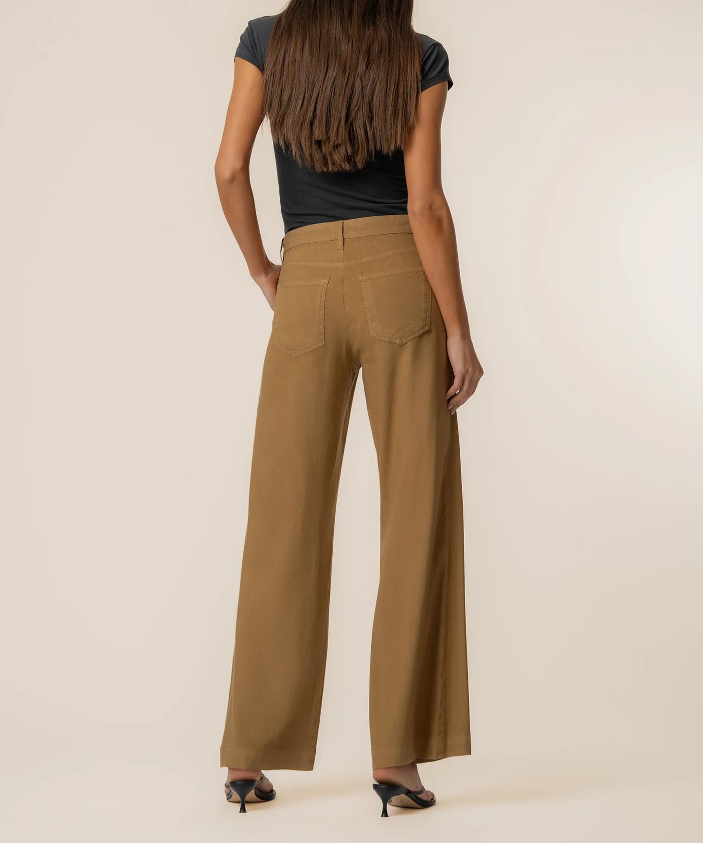 Meg Hi Rise Wide Leg Linen Pants