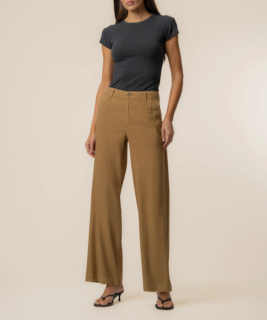 Meg Hi Rise Wide Leg Linen Pants