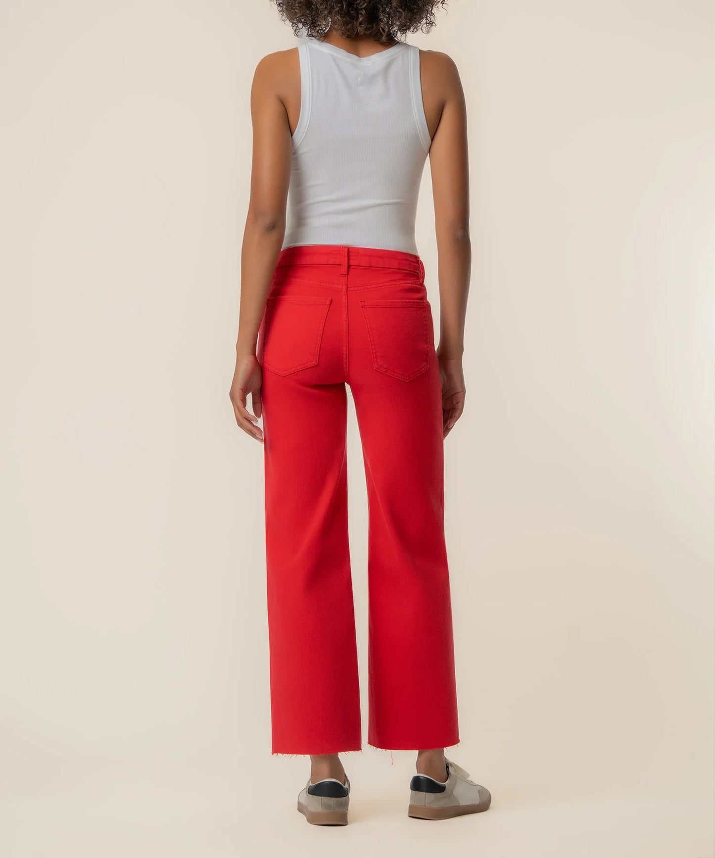 Meg High Rise Fab Ab Wide Leg Jean