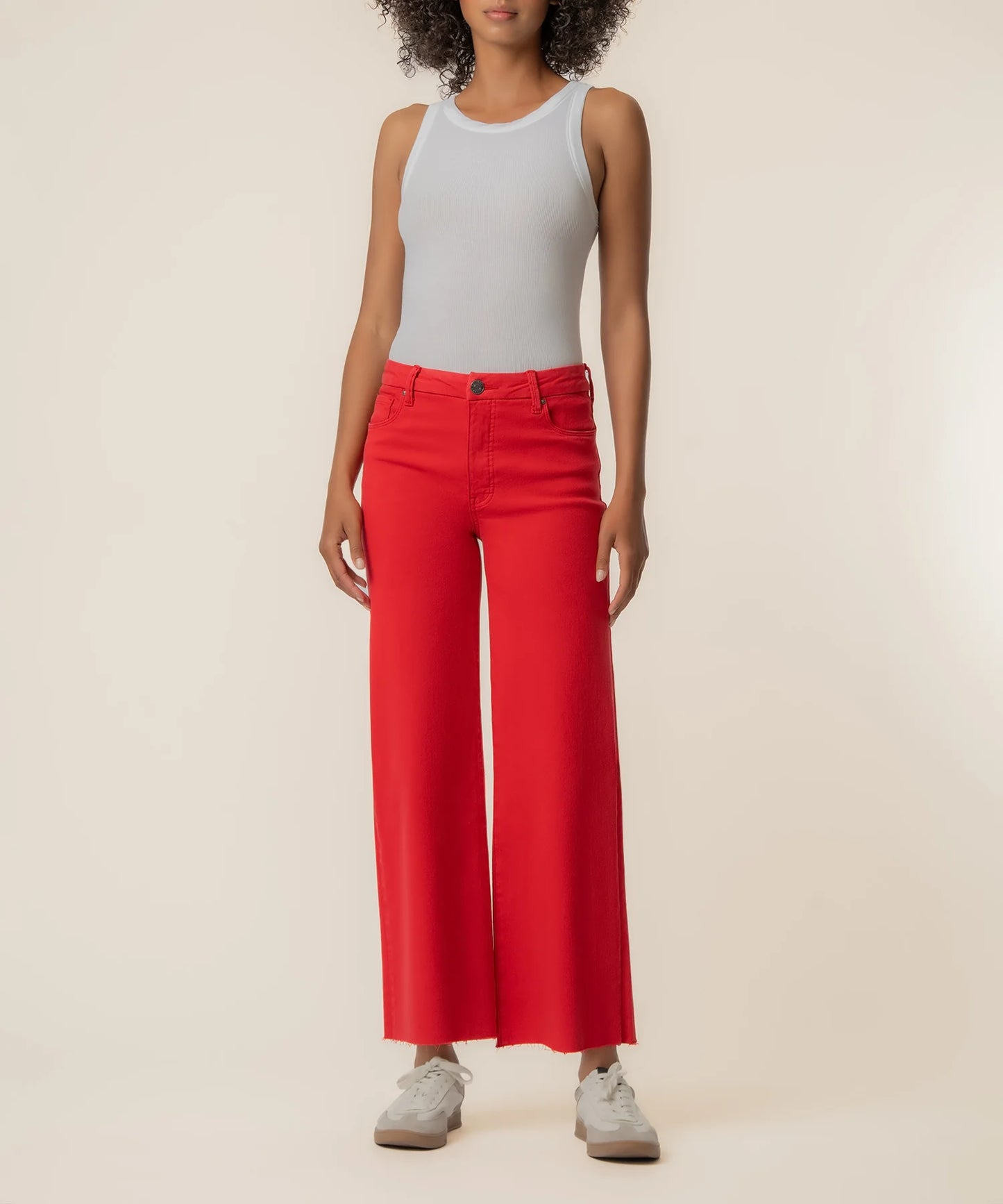 Meg High Rise Fab Ab Wide Leg Jean
