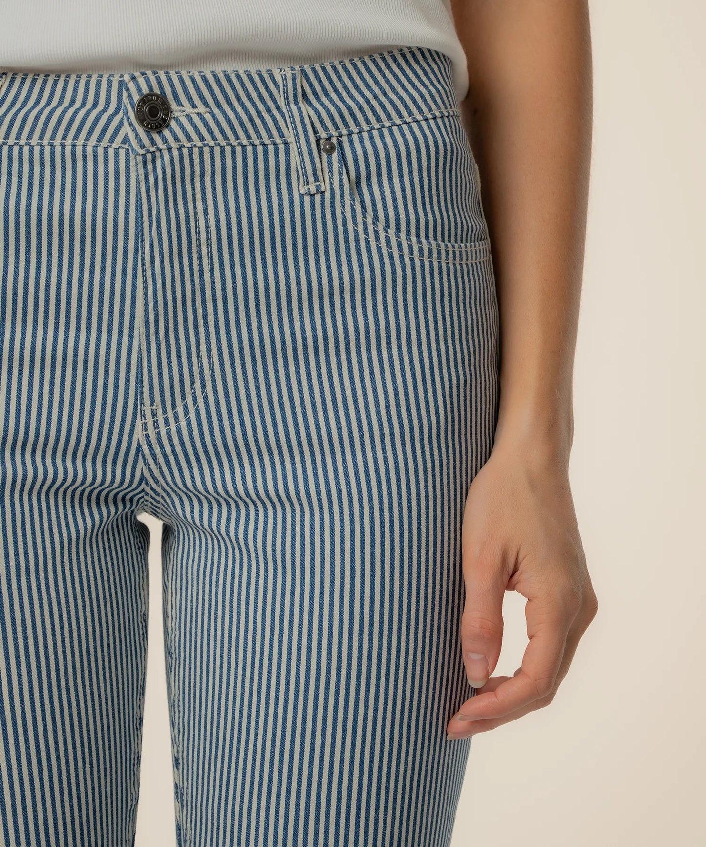 Kelsey High Rise Fab Ab Ankle Flare Jeans