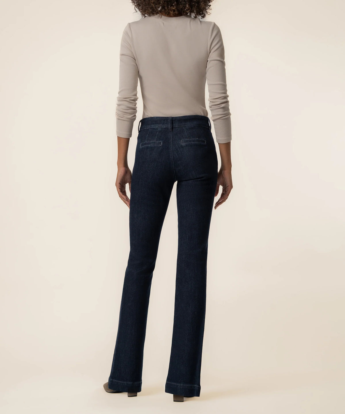 Ana High Rise Trouser Wide Hem