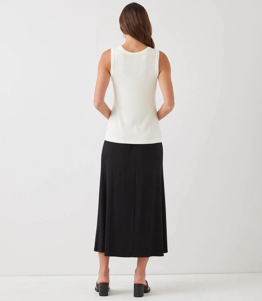 Ribbed Scoop Neck Tank