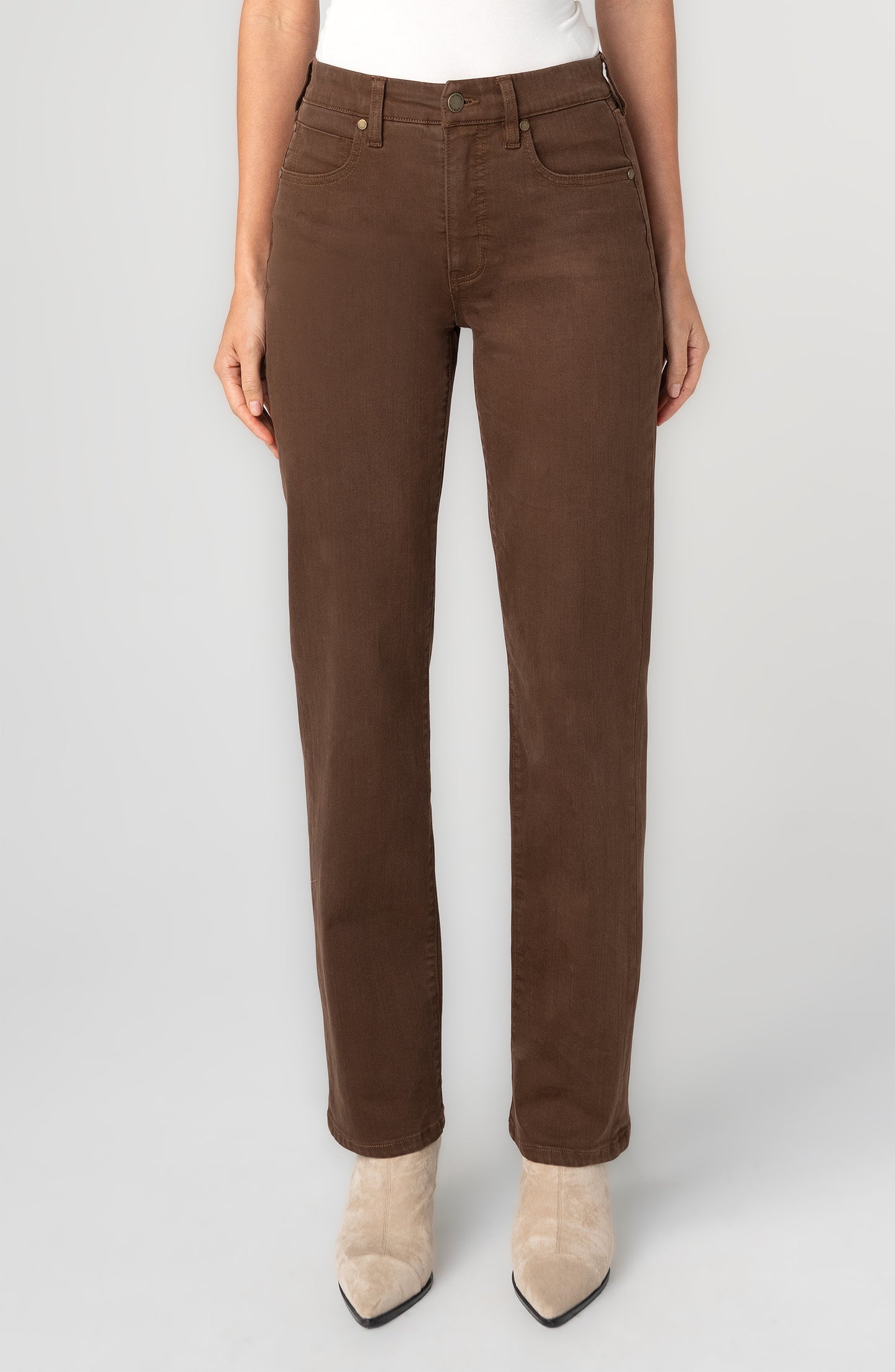 Kennedy Comfort Waist Straight Leg Jeans