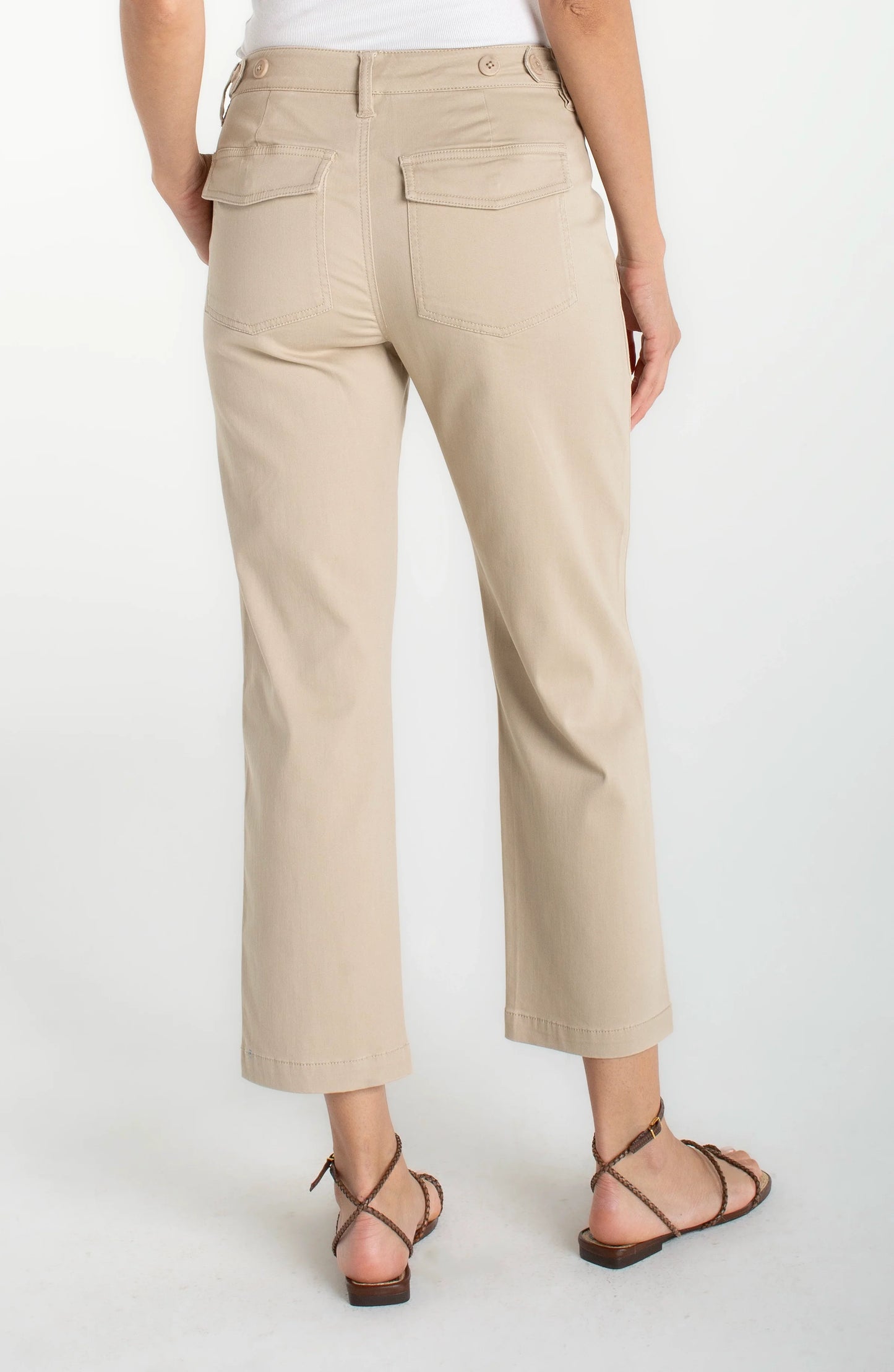 High Rise Utility Crop Pant