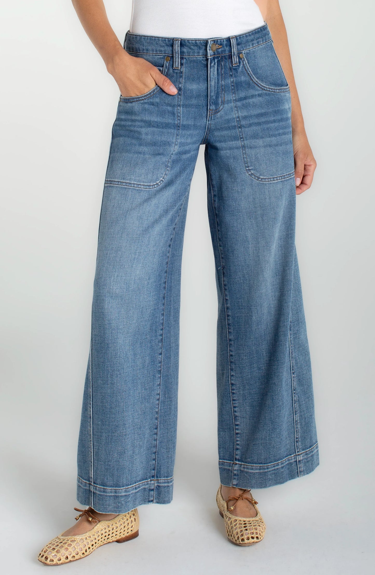 Stride Wide Leg with Utility Details