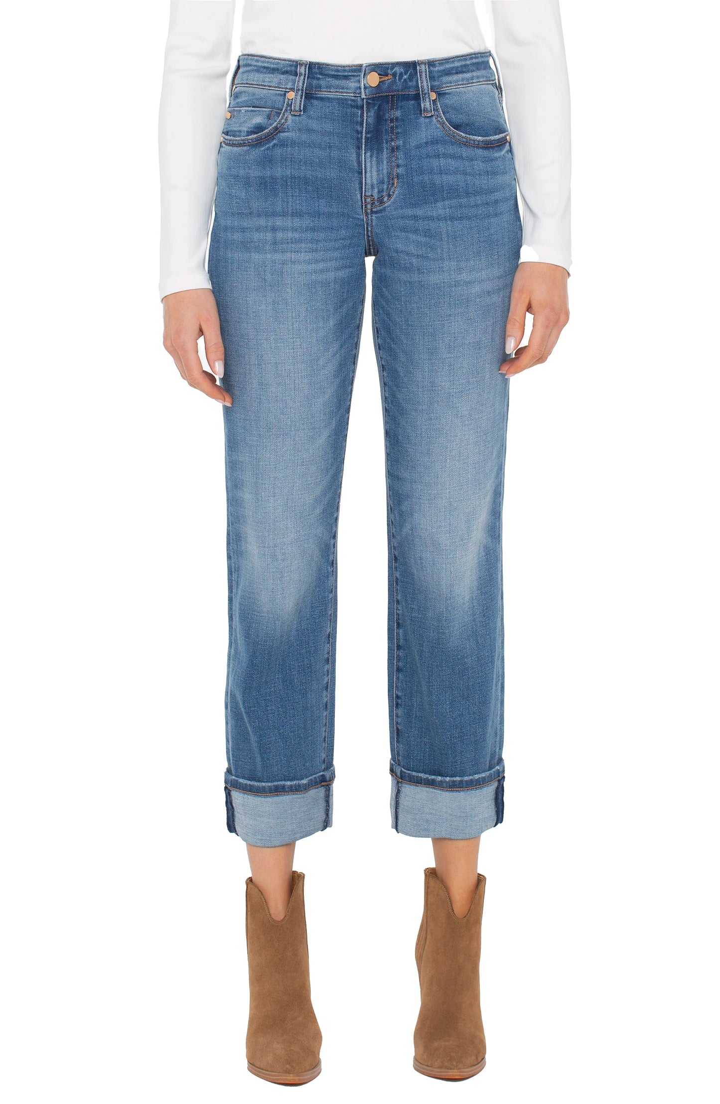 Marley Girlfriend Cuffed Jean