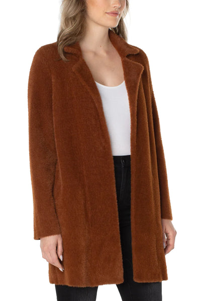 Open Front Coatigan Sweater